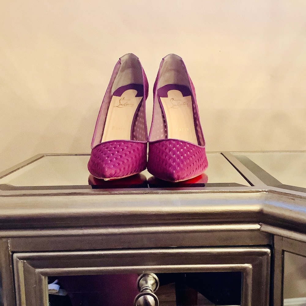 CL Follies Purple, 💯Authentic, worn once.